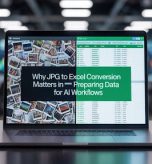 JPG to Excel Conversion-Preparing Data for AI Workflows