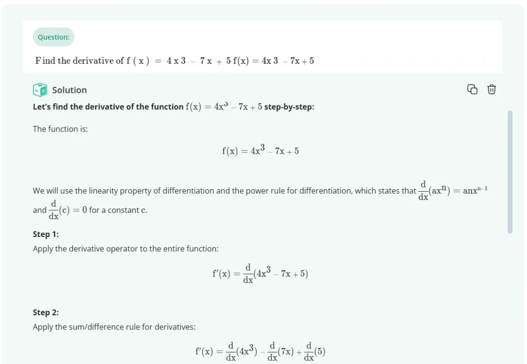 The Role of Math Data Annotation in Training Smarter AI for Mathematics calculus problem solved by AllMath